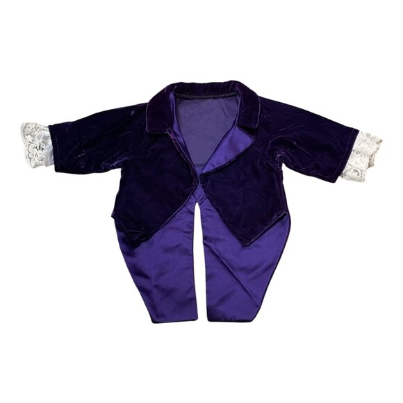 Vintage 1990 Cornelius VanderBear Wear Musical Soiree Outfit Prince Purple Rain - Picture 1 of 3